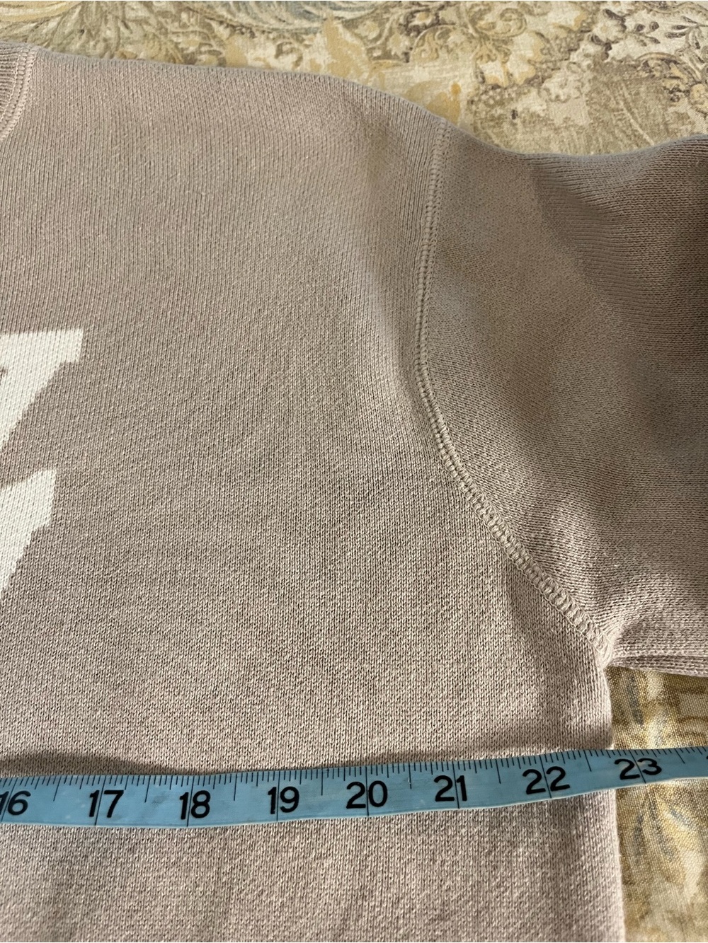 Aerie “New York” Logo 100% Cotton Pullover Sweatshirt in Beige. Medium - Picture 5 of 6